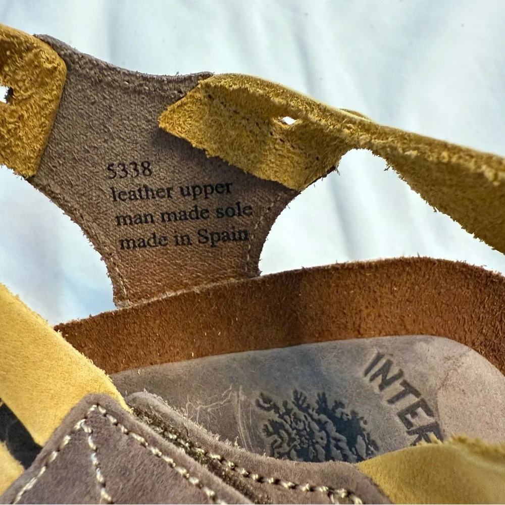 Women’s Multi-Striped Suede Comfort Sandals - Multi - Picture 7 of 8